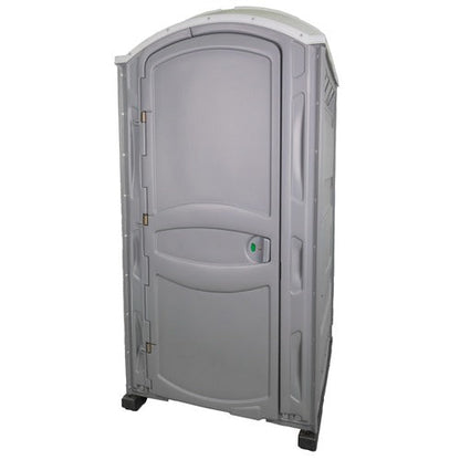 45 Gallon PolyJohn PJP4 Recirculating Flush Portable Restroom - three-quarter left view