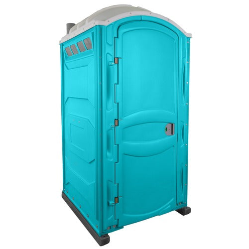 PolyJohn PJP4 Portable Restroom - Aqua colorway