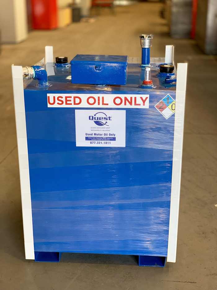 500 Gallon Newberry Double Wall DIY Used Oil Storage Tank (SKU: FTDW-500)