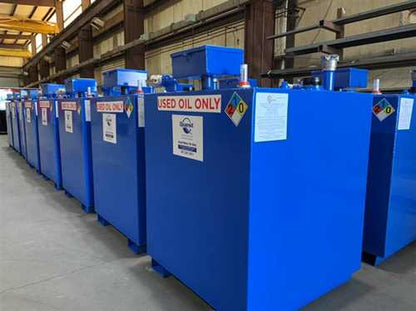 500 Gallon Newberry Double Wall DIY Used Oil Storage Tank (SKU: FTDW-500)